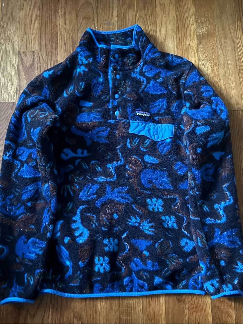 Patagonia Synchilla Snap-T Fleece Pullover Men’s Medium Across Oceans Pitch Blue